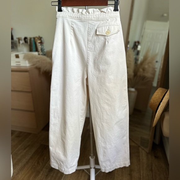 Mango Women’s Cream Trouser Pants - Picture 4 of 4